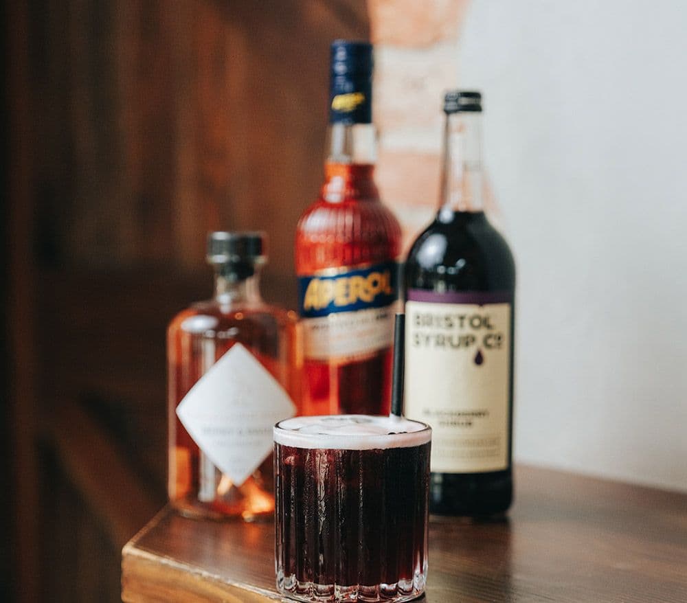 Bramble City cocktail serving now at Thirsk Lodge Barns