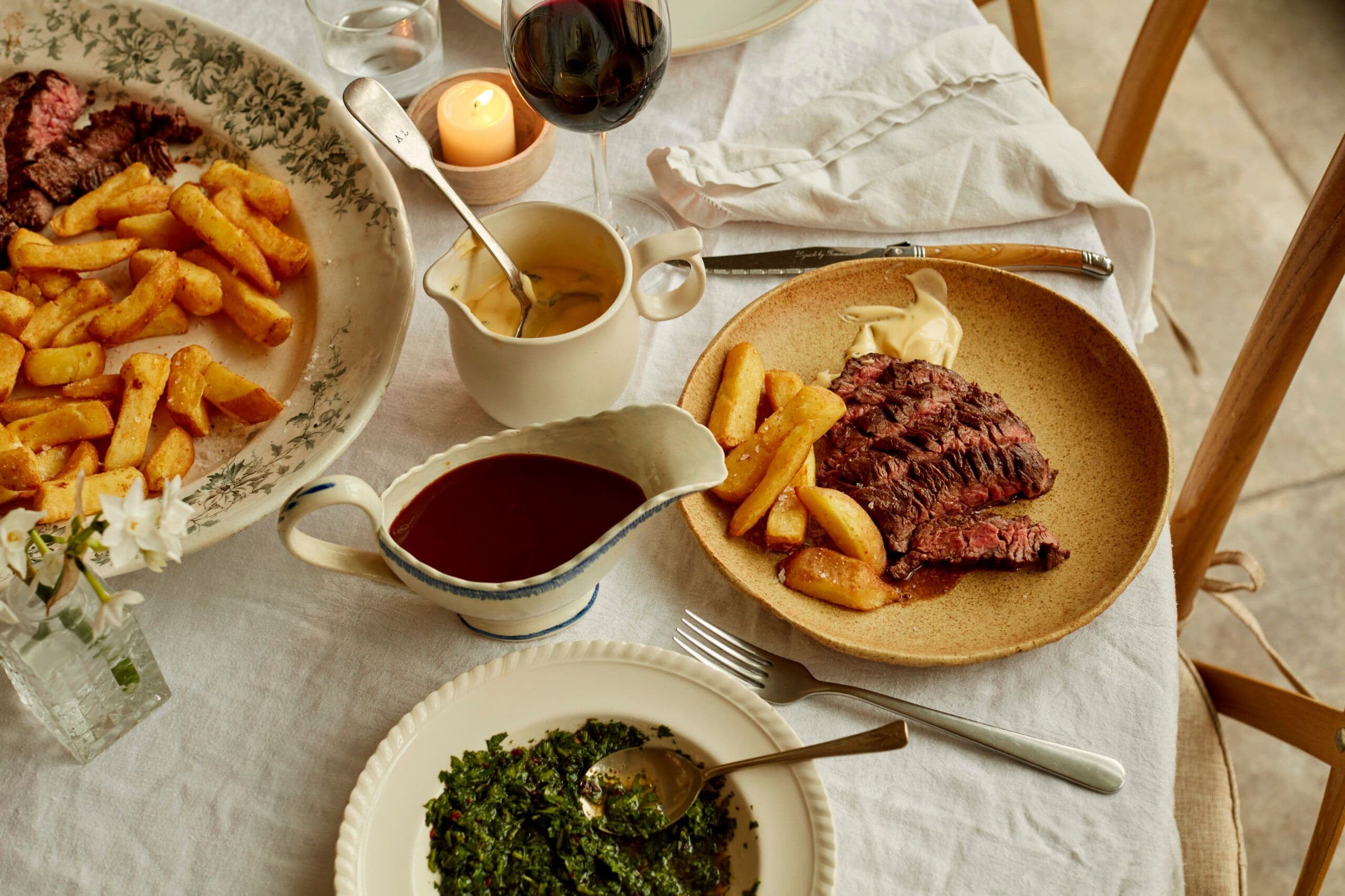 Steak and Chips Night at Thirsk Lodge Barns