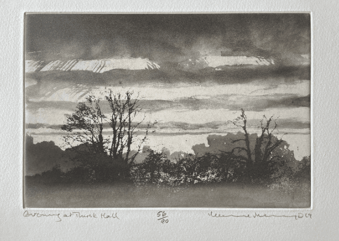 Evening at Thirsk Hall; photo courtesy of the Zillah Bell Gallery, Thirsk.
