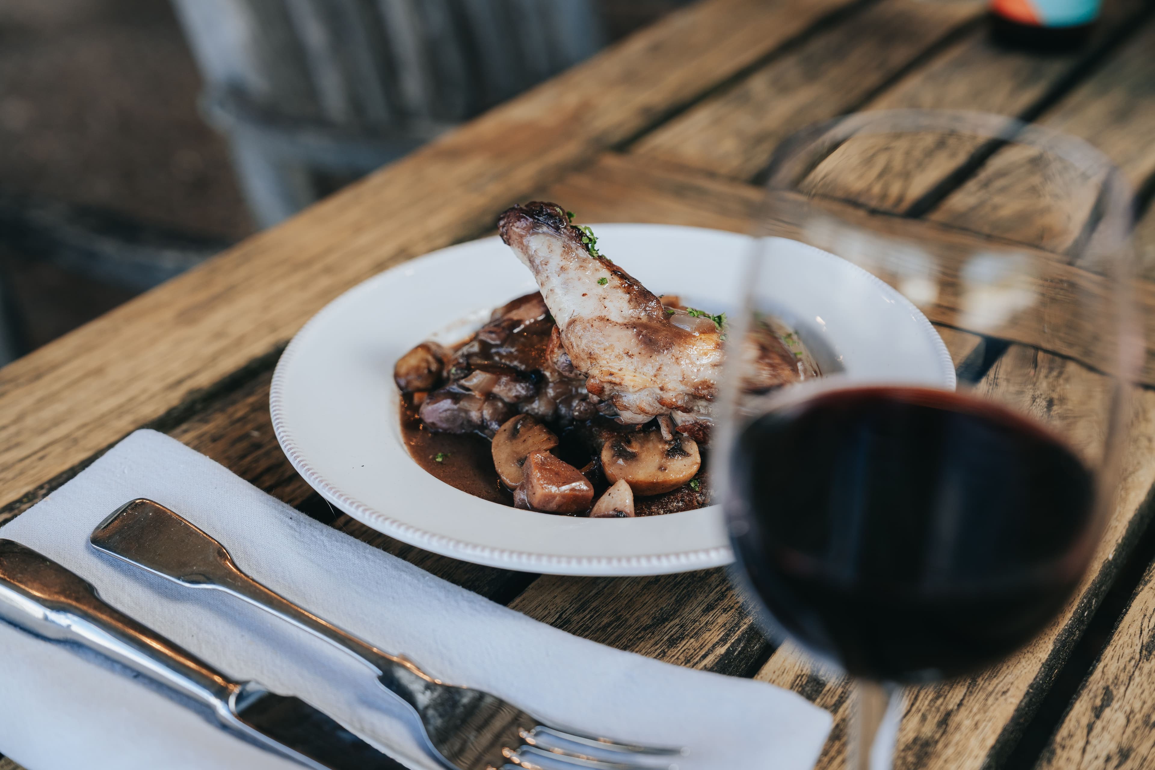 Coq au Vin recipe from Peckish