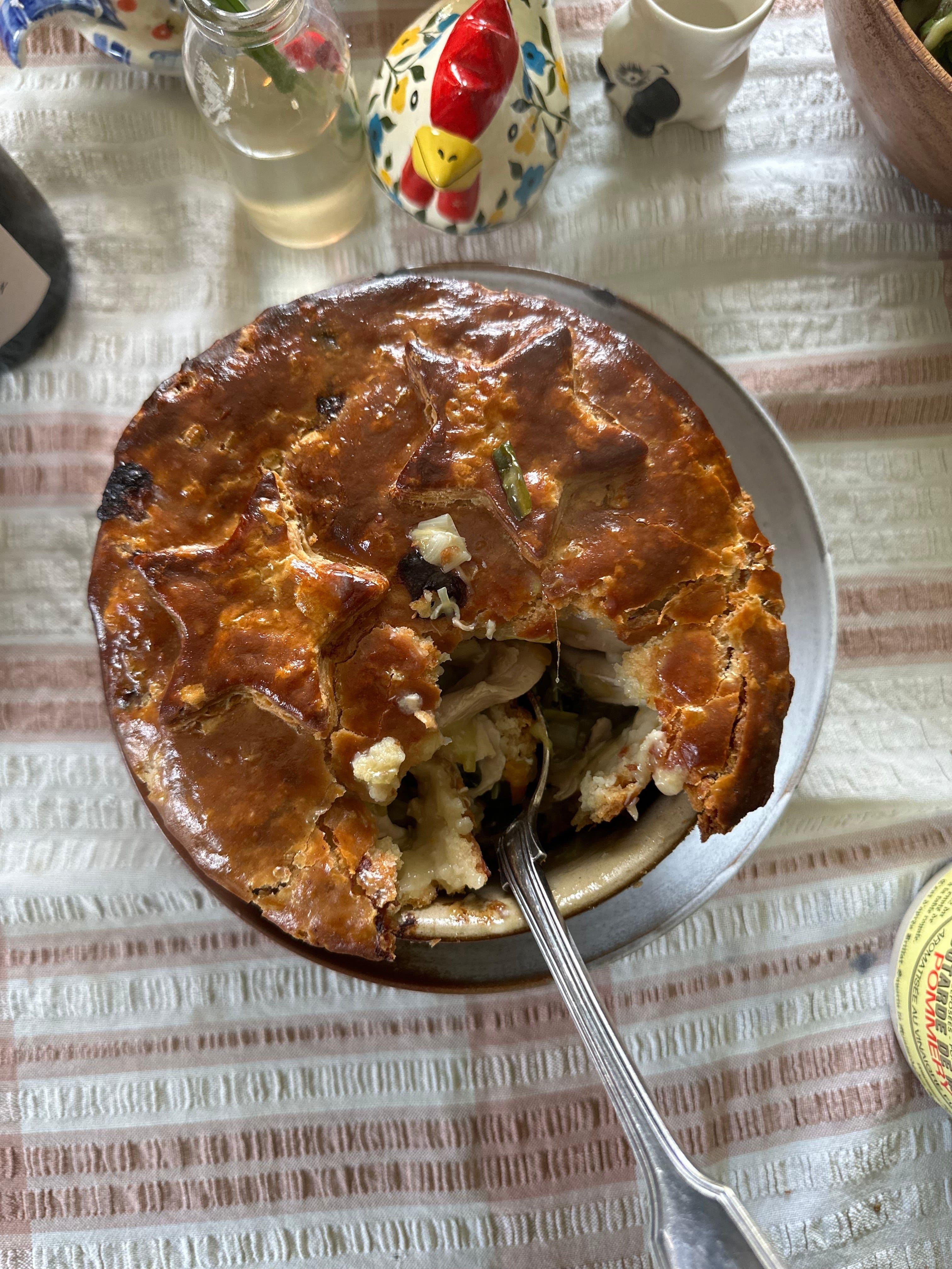 Peckish recipe for Chicken & Wild Garlic Pie