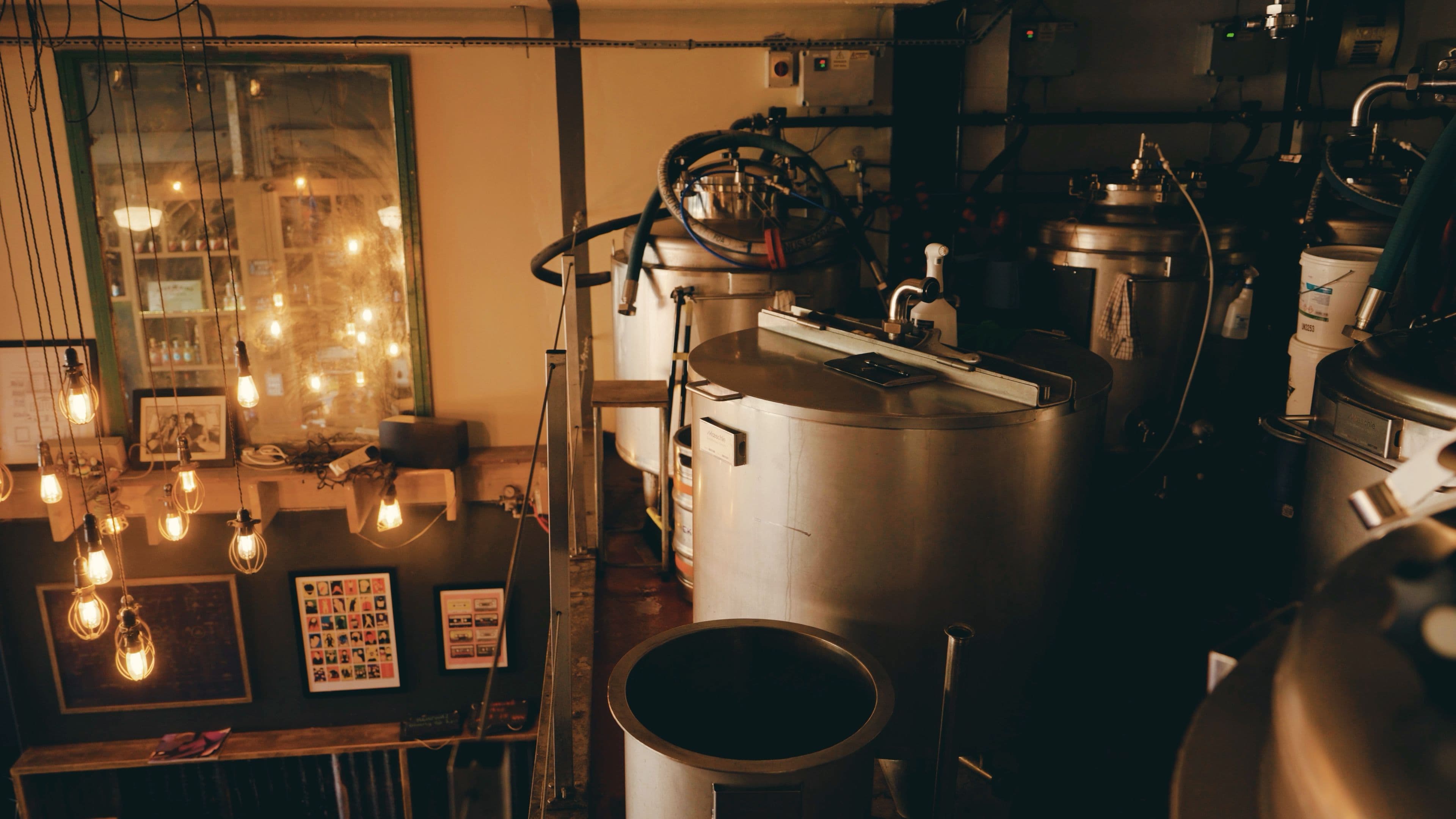 the tap room at Cold Bath Brewing Co.