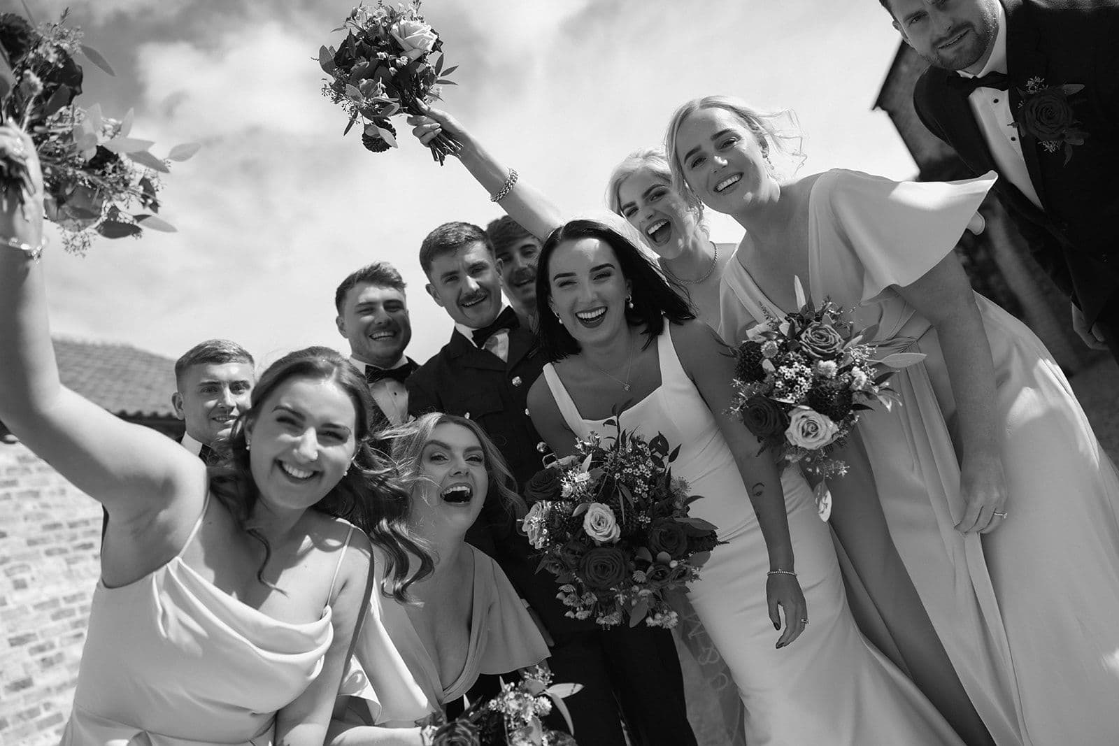 happily married at Thirsk Lodge Barns