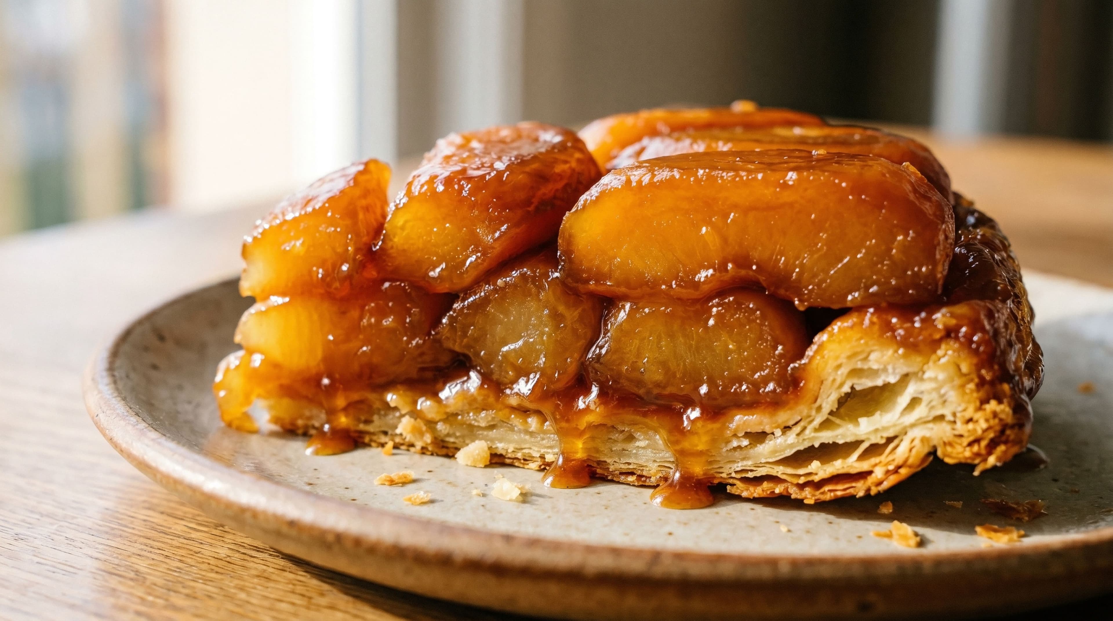 A classic french dish served in Yorkshire - Tarte Tatin