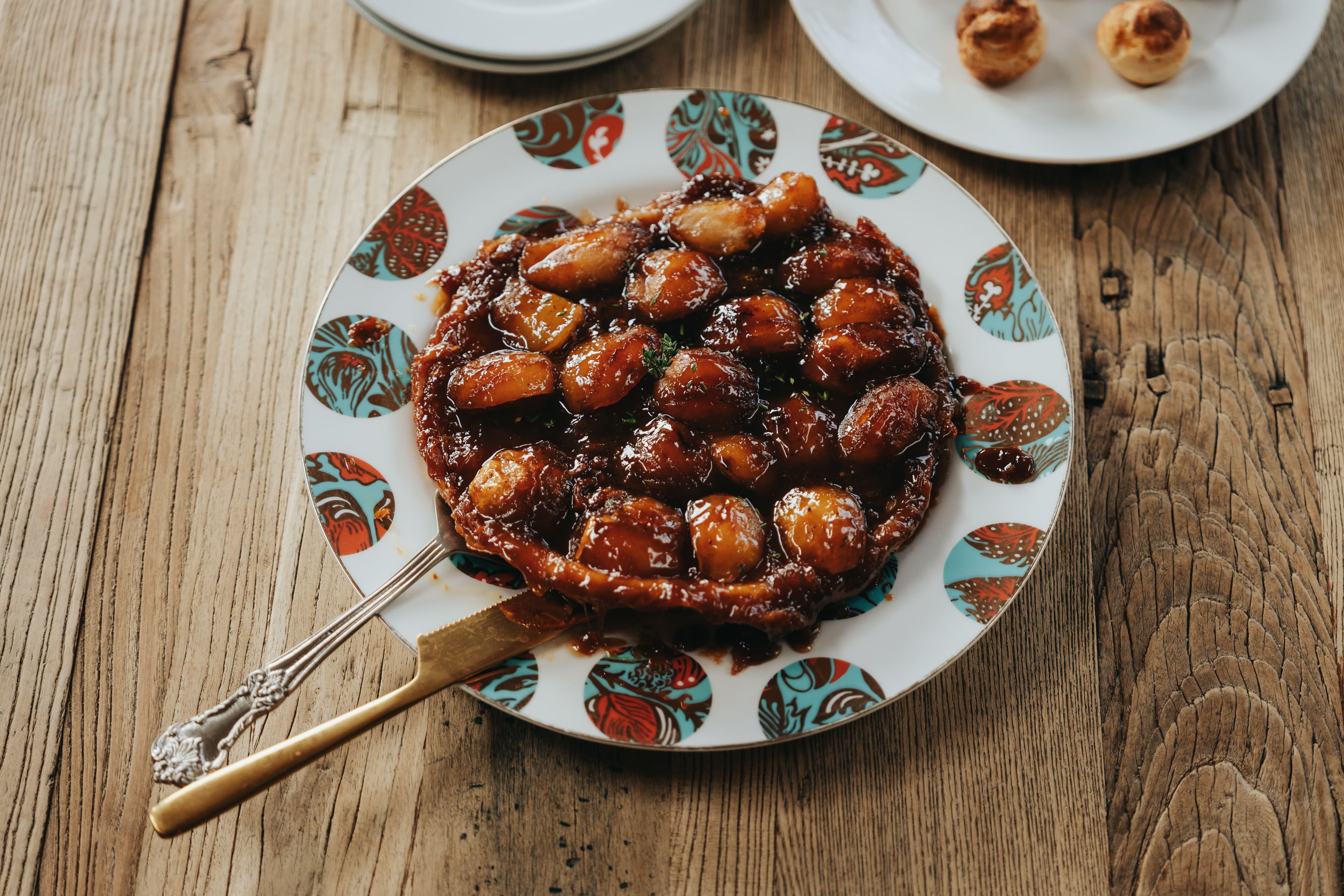 Tarte Tatin Recipe from Peckish Kitchen at Newsham Thirsk